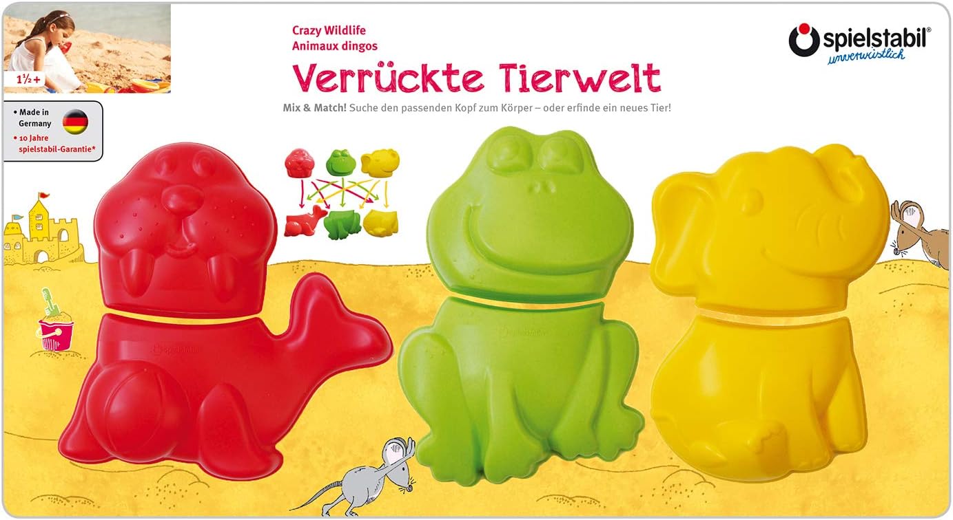 Verrückte Tierwelt Sandformen