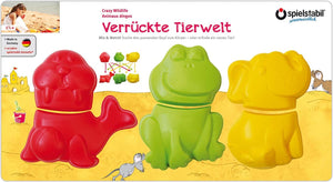 Verrückte Tierwelt Sandformen