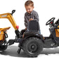 Falk - Baggerlader mit Pedalen Case CE mit Bagger und Kippanhänger