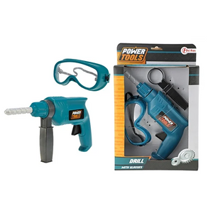 POWER TOOLS Bohrer+Schutzbrille (Werkzeug)