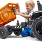 Falk - Baggerlader mit Pedalen Case CE mit Bagger und Kippanhänger