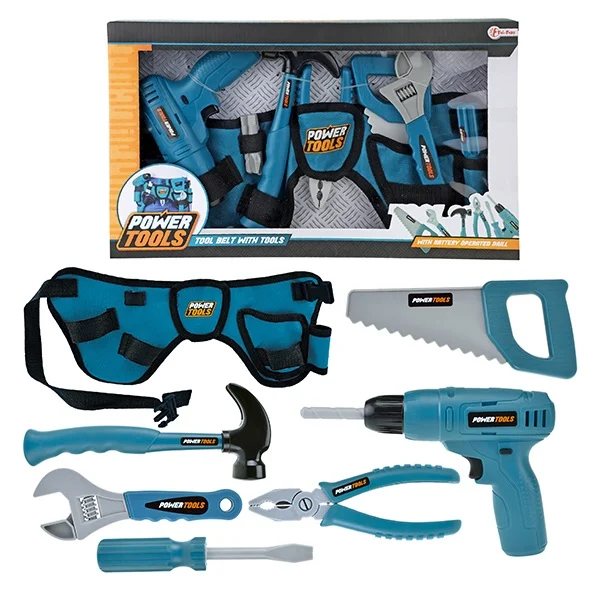 POWER TOOLS Werkzeugset mt Hüfttasche -7tlg