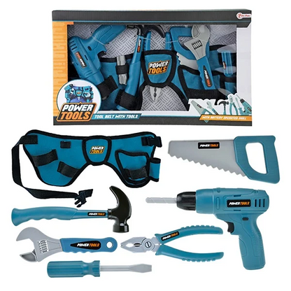 POWER TOOLS Werkzeugset mt Hüfttasche -7tlg