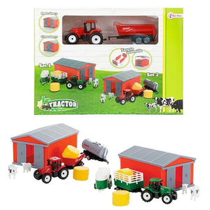 TRACTOR Set 'Scheune+Traktor' mt Zbh 2-Var