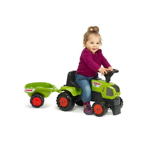 Baby Lauftraktor Claas mit Anhänger