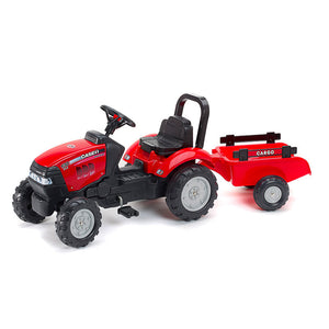 Falk Traktor Case IH mit Anhänger